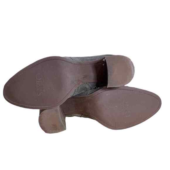 Franco Sarto shoes ankle booties and medium taupe lace up side zipper size 7.5 - Picture 5 of 8